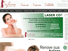 Tablet Screenshot of laformecenter.com.br
